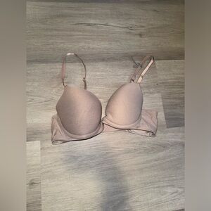 aerie "real sunnie demi push up bra" - 36B - nude